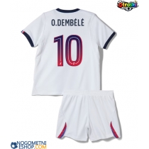 Otroški Nogometni dresi Paris Saint-Germain Ousmane Dembele #10 Gostujoči 2026-27 Kratek Rokav (+ Kratke hlače)